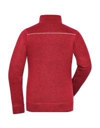 Ladies Workwear Knitted Fleece Jacket Solid